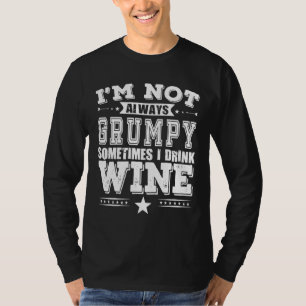 Wein bin ich nicht immer gruselig manchmal spiele T-Shirt