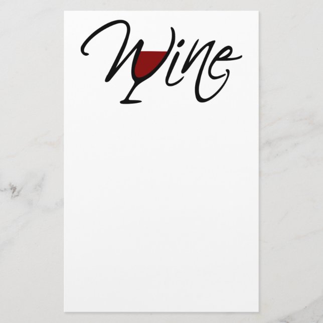 WEIN BRIEFPAPIER (Vorderseite)