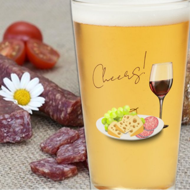 Wein- & Charcuterie-Verlobungsfeier Glas (Von Creator hochgeladen)