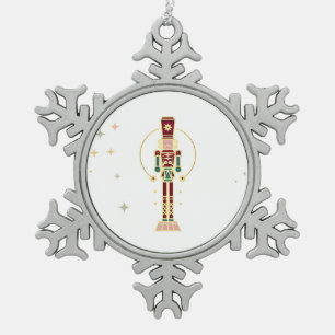Wein Charm Holiday Thema festlich, Gold Schneeflocken Zinn-Ornament