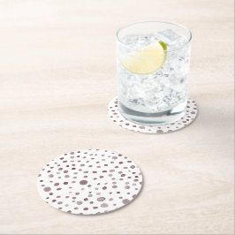 Wein Confetti Aquarelltöne Papier Untersetzer