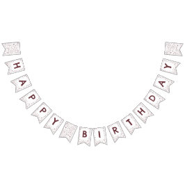 Wein Confetti Wasserfarben Punkte Jagdflagge Wimpelkette