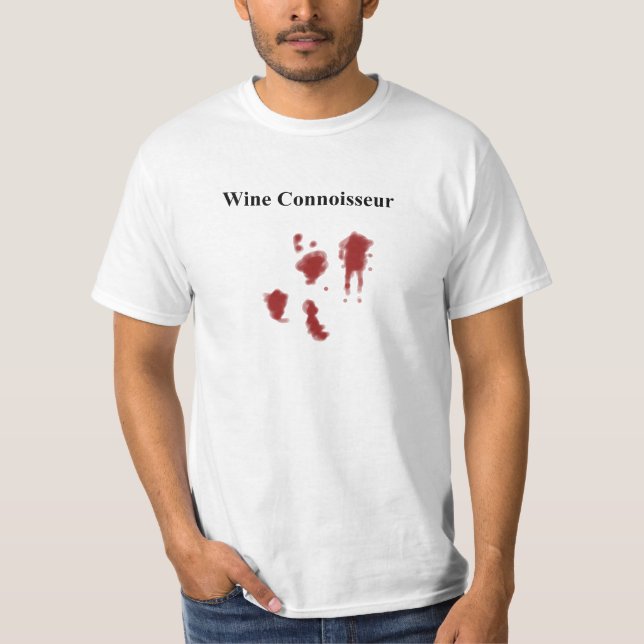 Wein conniseur T-Shirt (Vorderseite)