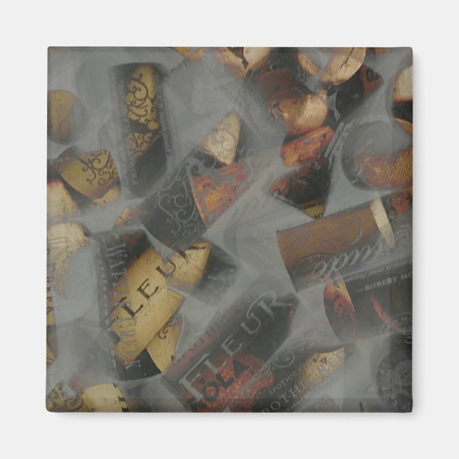 Wein Cork Dry Ice Magnet (Vorne)