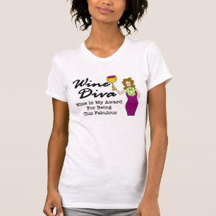 Wein-Diva "fabelhaft " T-Shirt