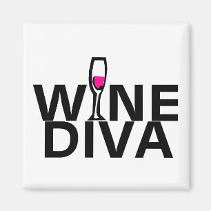 Wein-Diva Magnet