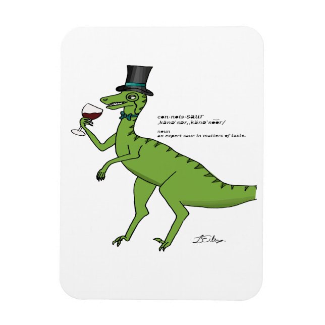 Wein Drink Connoisseur Magnet (Vertikal)