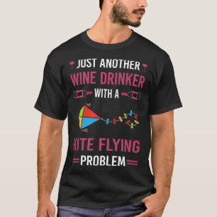 Wein Drinker Drachenfliegen T-Shirt