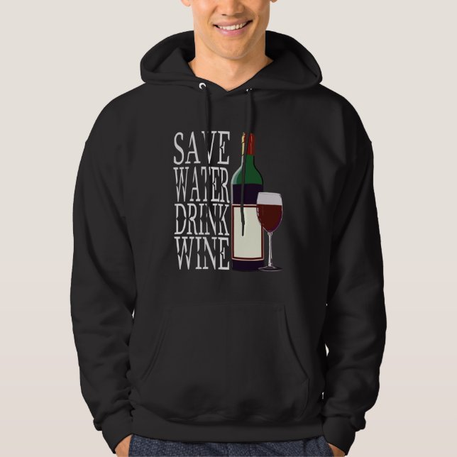 Wein Drinker Roter Wein Winemaker Roter Wein Weinr Hoodie (Vorderseite)