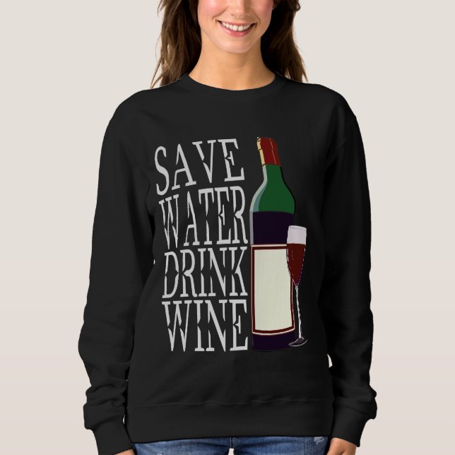 Wein Drinker Roter Wein Winemaker Roter Wein Weinr Sweatshirt (Vorderseite)