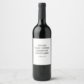 Wein Etiketten 3,5" x 4" (Set von 6)