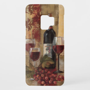 Wein-Flasche und Wein-Gläser Case-Mate Samsung Galaxy S9 Hülle