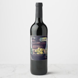 Wein Flaschen Etikett