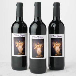 Wein Flaschen Etikett - Pinot Grigio