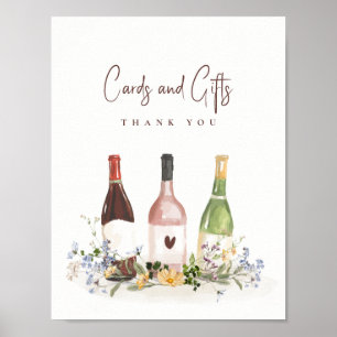 Wein Flaschen Karten & Geschenke Schild Junggesell