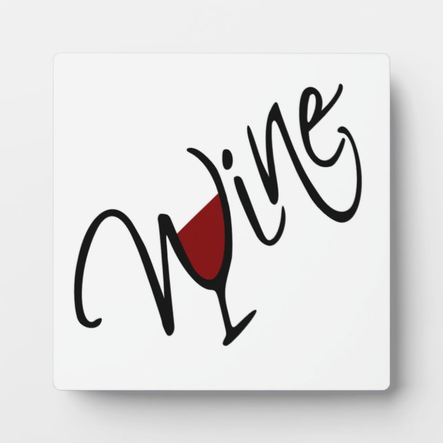 WEIN FOTOPLATTE (Vorderseite)