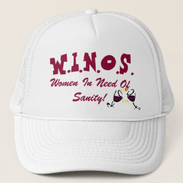 Wein für Vernunfts-Hut! Truckerkappe