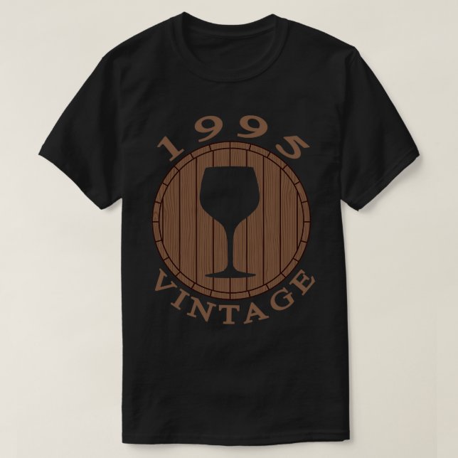 Wein Geburtstag 1995 T-Shirt (Design vorne)