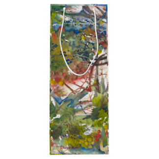 Wein-Geschenk-Taschen-Weinberg-Malerei Geschenktüte Für Weinflaschen