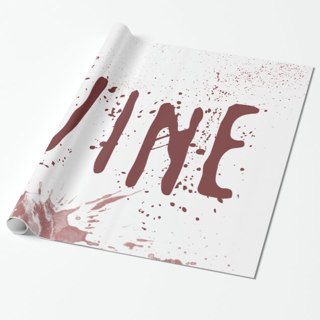 Wein Geschenkpapier (Ungerollt)