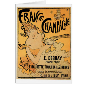 Wein-Getränk-Anzeigen-Kunst Frankreichs Champagne