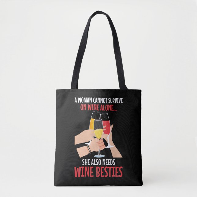 Wein Girlfriend Drinker Besties Diva (Vorderseite)