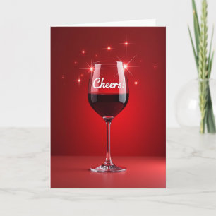Wein-Glas-Karte "Prost" Karte