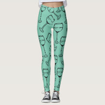 WEIN-GLASPATTER-Leggings