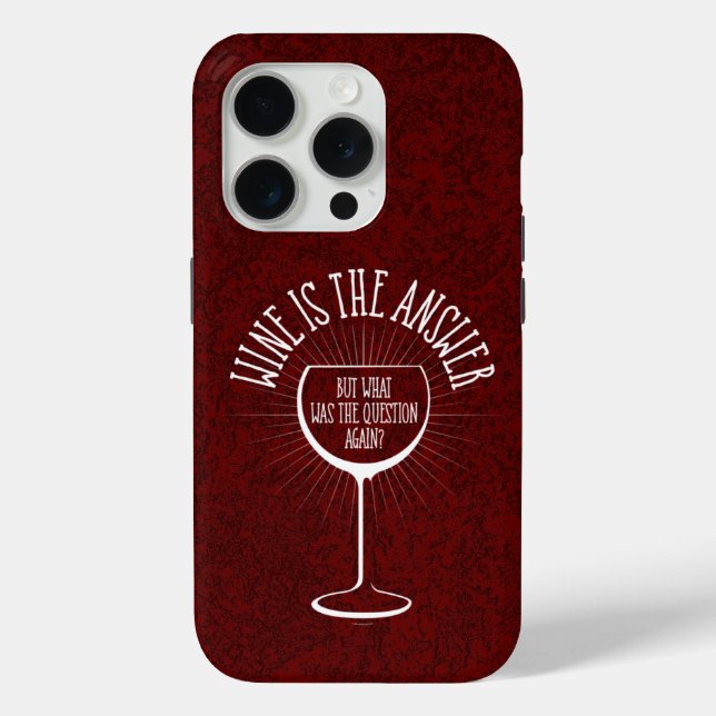 Wein ist der Fall von Case-Mate iPhone Hülle (Rückseite)
