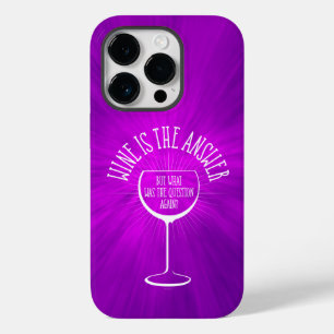 Wein ist der Fall von Case-Mate iPhone 14 Pro Hülle