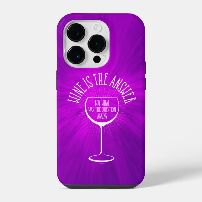 Wein ist der Fall von Case-Mate iPhone Hülle (Rückseite)