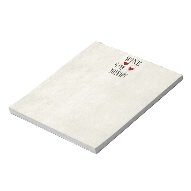 Wein ist mein Anwendungskommentar Notizblock (Rotiert)