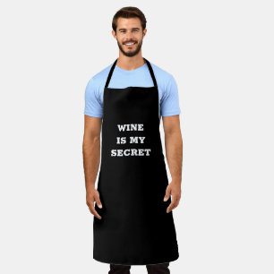Wein ist mein Geheimnis Schürze