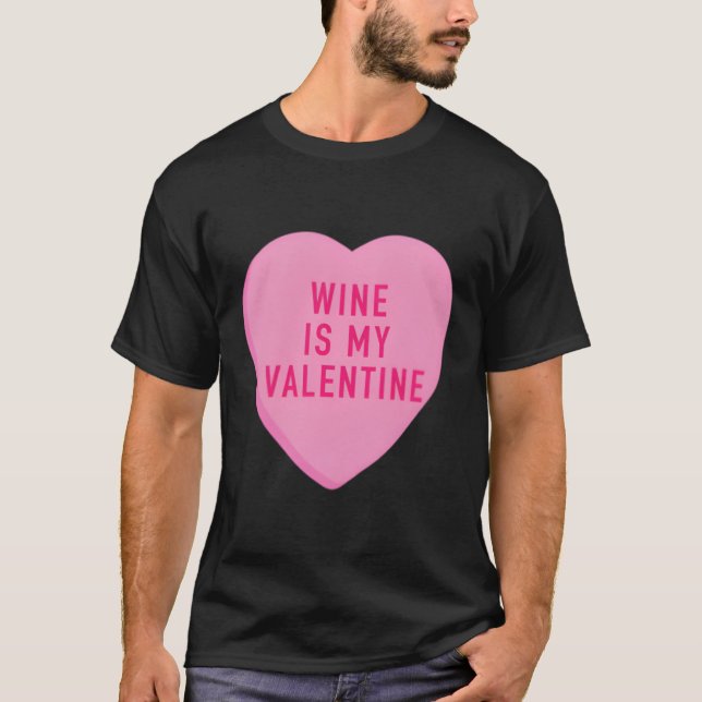 Wein ist mein Gespräch T-Shirt (Vorderseite)