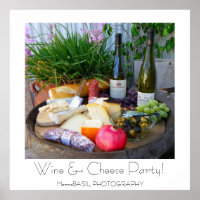 Wein & Käse Party Poster!