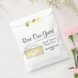 Wein-Käse-Verkostung Cocktailparty Brie Unser Gast Geschenktütchen