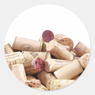 Wein Korken Aufkleber