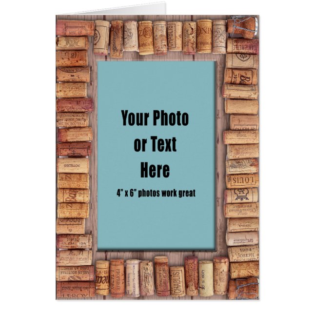 Wein-Korken-Rahmen (Vorne)