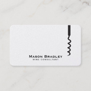 Wein   Korkenzieher II Visitenkarte