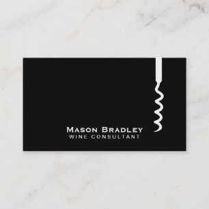 Wein   Korkenzieher II Visitenkarte