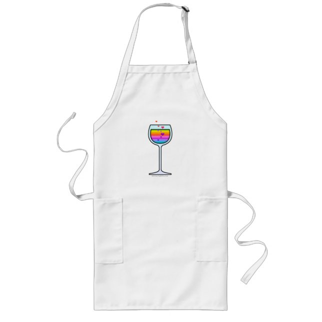 WEIN-KUNST-SCHÜRZEN LANGE SCHÜRZE (Vorne)