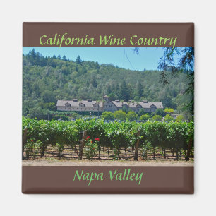 Wein-Land Napa Valley Kalifornien Magnet
