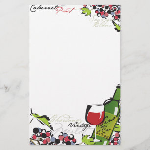 Wein-Liebhaber-Briefpapier Briefpapier