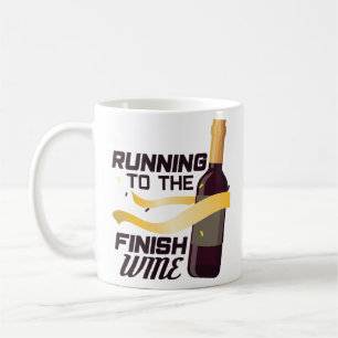 Wein-Liebhaber-Marathon-Läufer-lustiges Kaffeetasse