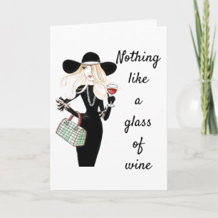 WEIN MACHT ES IHNEN UNBEDINGT, WIE ALT SIE SIND KARTE