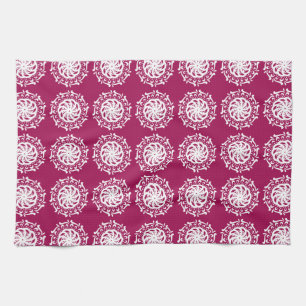 Wein Mandala Handtuch