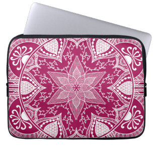 Wein Mandala Laptopschutzhülle