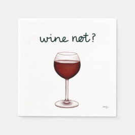Wein Nicht Cocktail Serviette