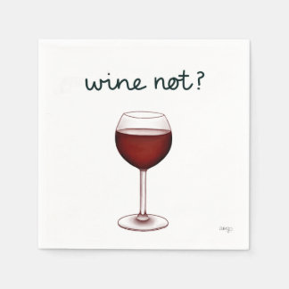 Wein Nicht Cocktail Serviette