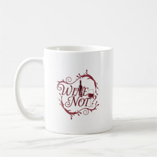 Wein nicht? Elegante Weinkultur und Tasse